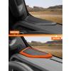 imageSavadicar Red Carbon Fiber Interior Accessories  Dashboard Speaker Trim Cover for 2018Present Jeep Wrangler JL JLU 4XE amp Gladiator JT  Premium Texture Interior Decor Upgrade Option 2PieceOrange