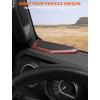 imageSavadicar Red Carbon Fiber Interior Accessories  Dashboard Speaker Trim Cover for 2018Present Jeep Wrangler JL JLU 4XE amp Gladiator JT  Premium Texture Interior Decor Upgrade Option 2PieceRed Carbon Fiber