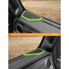 imageSavadicar Red Carbon Fiber Interior Accessories  Dashboard Speaker Trim Cover for 2018Present Jeep Wrangler JL JLU 4XE amp Gladiator JT  Premium Texture Interior Decor Upgrade Option 2PieceGreen