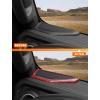 imageSavadicar Red Carbon Fiber Interior Accessories  Dashboard Speaker Trim Cover for 2018Present Jeep Wrangler JL JLU 4XE amp Gladiator JT  Premium Texture Interior Decor Upgrade Option 2PieceRed Carbon Fiber