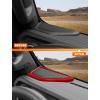 imageSavadicar Red Carbon Fiber Interior Accessories  Dashboard Speaker Trim Cover for 2018Present Jeep Wrangler JL JLU 4XE amp Gladiator JT  Premium Texture Interior Decor Upgrade Option 2PieceRed