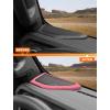 imageSavadicar Red Carbon Fiber Interior Accessories  Dashboard Speaker Trim Cover for 2018Present Jeep Wrangler JL JLU 4XE amp Gladiator JT  Premium Texture Interior Decor Upgrade Option 2PiecePink