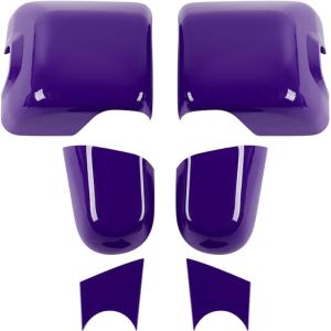 imageSavadicar 2Piece Pink Side Mirror Cover Trim Set for Jeep Wrangler JL JLU 4xe amp Gladiator JT 2018Present  Fits Mirrors Without Puddle Lights Exterior Styling AccessoriesPurple