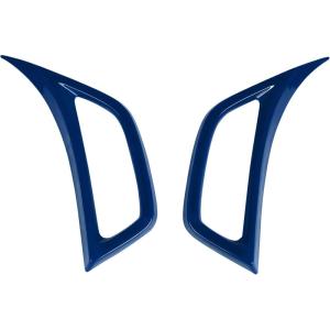 imageSavadicar 2Piece Red Fender Side Vent Accent Trim for Jeep Wrangler JL JLU 4xe amp Gladiator JT 2018Present  Exterior Decorative Upgrade AccessoriesBlue