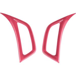 imageSavadicar 2Piece Red Fender Side Vent Accent Trim for Jeep Wrangler JL JLU 4xe amp Gladiator JT 2018Present  Exterior Decorative Upgrade AccessoriesPink