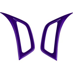 imageSavadicar 2Piece Red Fender Side Vent Accent Trim for Jeep Wrangler JL JLU 4xe amp Gladiator JT 2018Present  Exterior Decorative Upgrade AccessoriesPurple