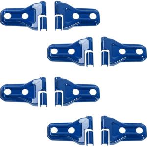 imageSavadicar 8Piece Purple Door Hinge Cover Trim Set for Jeep Wrangler JL JLU 4xe amp Gladiator JT 2018Present  Exterior Hinge Cap Accent AccessoriesBlue