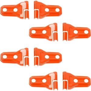 imageSavadicar 8Piece Purple Door Hinge Cover Trim Set for Jeep Wrangler JL JLU 4xe amp Gladiator JT 2018Present  Exterior Hinge Cap Accent AccessoriesOrange