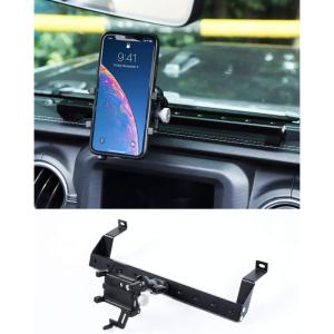 imageSavadicar JL amp JT Metal Phone Holder Dash Cellphone Mount for 20182023 Jeep Wrangler JL JLU amp Gladiator JT Interior Accessories BlackMetal Phone Mount