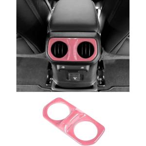 imageSavadicar Purple Interior Accessories  Rear Air Vent Trim Cover for 2018Present Jeep Wrangler JL JLU 4XE amp Gladiator JT  Solid Color Interior Decor Upgrade Option 1PiecePink