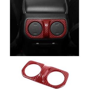 imageSavadicar Purple Interior Accessories  Rear Air Vent Trim Cover for 2018Present Jeep Wrangler JL JLU 4XE amp Gladiator JT  Solid Color Interior Decor Upgrade Option 1PieceRed Carbon Fiber