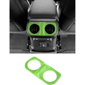 imageSavadicar Purple Interior Accessories  Rear Air Vent Trim Cover for 2018Present Jeep Wrangler JL JLU 4XE amp Gladiator JT  Solid Color Interior Decor Upgrade Option 1PieceGreen