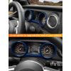 imageSavadicar Red Carbon Fiber Interior Accessories  Instrument Panel Trim Set for 20182023 Jeep Wrangler JL JLU 4XE amp Gladiator JT  Premium Texture Interior Decor Upgrade Option 3PieceBlue