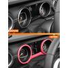imageSavadicar Red Carbon Fiber Interior Accessories  Instrument Panel Trim Set for 20182023 Jeep Wrangler JL JLU 4XE amp Gladiator JT  Premium Texture Interior Decor Upgrade Option 3PiecePink