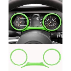 imageSavadicar Red Carbon Fiber Interior Accessories  Instrument Panel Trim Set for 20182023 Jeep Wrangler JL JLU 4XE amp Gladiator JT  Premium Texture Interior Decor Upgrade Option 3PieceGreen