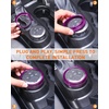 image:imageSavadicar CKT01 Billet Aluminum Control Knob Trim Sets Headlight4WDHVAC Climate Control Knob Ring Bezels Air ConditionerRadio Switch Cover for 20212025 Ford Bronco Interior Accessories PinkPurple