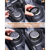 image:imageSavadicar CKT01 Billet Aluminum Control Knob Trim Sets Headlight4WDHVAC Climate Control Knob Ring Bezels Air ConditionerRadio Switch Cover for 20212025 Ford Bronco Interior Accessories PinkBlack