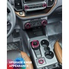 image:imageSavadicar CKT01 Billet Aluminum Control Knob Trim Sets Headlight4WDHVAC Climate Control Knob Ring Bezels Air ConditionerRadio Switch Cover for 20212025 Ford Bronco Interior Accessories PinkPink