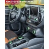 image:imageSavadicar CKT01 Billet Aluminum Control Knob Trim Sets Headlight4WDHVAC Climate Control Knob Ring Bezels Air ConditionerRadio Switch Cover for 20212025 Ford Bronco Interior Accessories PinkGreen
