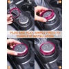 image:imageSavadicar CKT01 Billet Aluminum Control Knob Trim Sets Headlight4WDHVAC Climate Control Knob Ring Bezels Air ConditionerRadio Switch Cover for 20212025 Ford Bronco Interior Accessories PinkPink