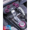 image:imageSavadicar CKT01 Billet Aluminum Control Knob Trim Sets Headlight4WDHVAC Climate Control Knob Ring Bezels Air ConditionerRadio Switch Cover for 20212025 Ford Bronco Interior Accessories PinkPink