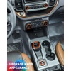 image:imageSavadicar CKT01 Billet Aluminum Control Knob Trim Sets Headlight4WDHVAC Climate Control Knob Ring Bezels Air ConditionerRadio Switch Cover for 20212025 Ford Bronco Interior Accessories PinkOrange