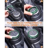 image:imageSavadicar CKT01 Billet Aluminum Control Knob Trim Sets Headlight4WDHVAC Climate Control Knob Ring Bezels Air ConditionerRadio Switch Cover for 20212025 Ford Bronco Interior Accessories PinkGreen
