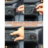 image:imageSavadicar CKT01 Billet Aluminum Control Knob Trim Sets Headlight4WDHVAC Climate Control Knob Ring Bezels Air ConditionerRadio Switch Cover for 20212025 Ford Bronco Interior Accessories PinkBlack