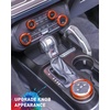 image:imageSavadicar CKT01 Billet Aluminum Control Knob Trim Sets Headlight4WDHVAC Climate Control Knob Ring Bezels Air ConditionerRadio Switch Cover for 20212025 Ford Bronco Interior Accessories PinkOrange