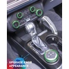 image:imageSavadicar CKT01 Billet Aluminum Control Knob Trim Sets Headlight4WDHVAC Climate Control Knob Ring Bezels Air ConditionerRadio Switch Cover for 20212025 Ford Bronco Interior Accessories PinkGreen